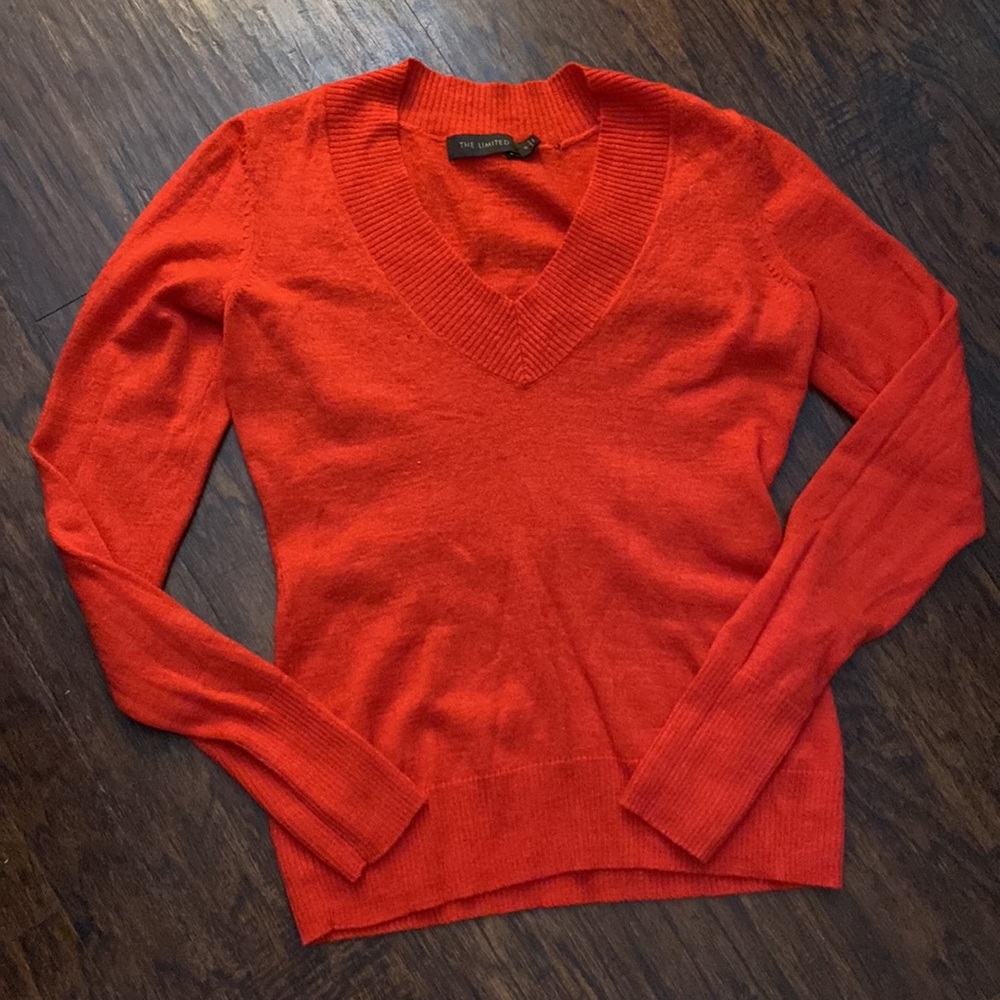 V Neck Sweater | Acrylic/Merino Wool